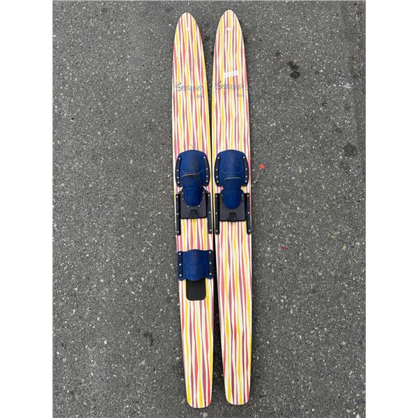 Pair of VTG Lake Region Swinger Water Skis