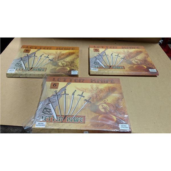 Lot of Sword-Themed Letter Openers