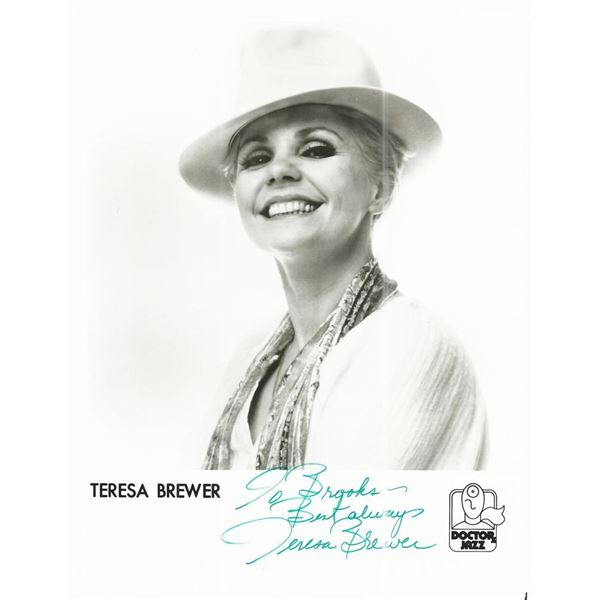 Dick Clark's Good Ole Days Teresa Brewer signed photo