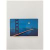 Image 1 : San Francisco Golden Gate Bridge at Night vintage post card