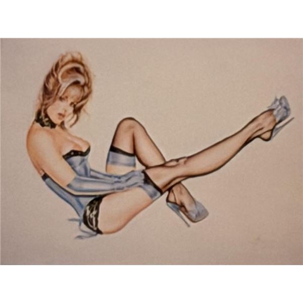 Artist Olivia DeBerardinis Pin Up 1992 Collector Card