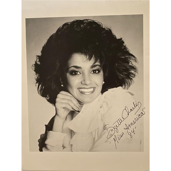 1984 Miss America Suzette Charles signed photo