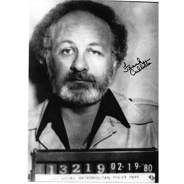 Mafia Frank Cullotta Signed Book