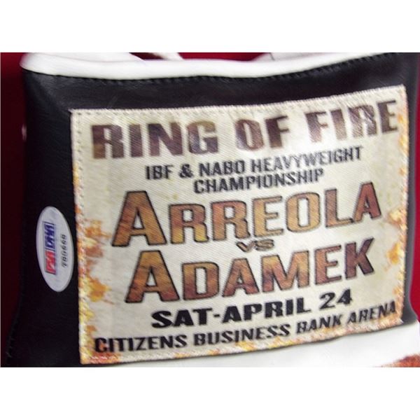 Tomasz Adamek and Chris Arreola Signed Boxing Glove