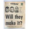 Image 1 : Chicago American Today Original 1970 Vintage Newspaper - Apollo 13