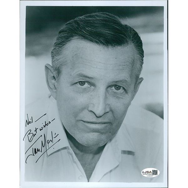 Take The Money And Run Actor Jan Merlin  Signed Photo