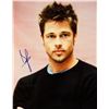 Image 1 : Fight Club Brad Pitt signed portrait photo