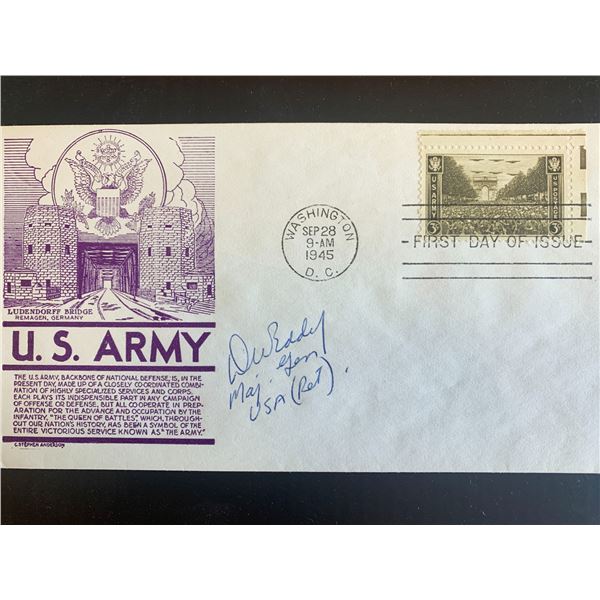 World War 2 General Dayton W Eddy signed first day cover
