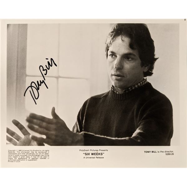 Six Weeks Tony Bill signed movie photo