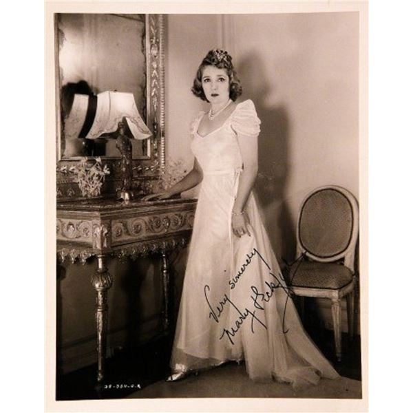 Mary Pickford signed photo