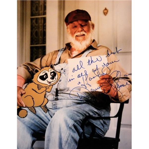 The Dukes Of Hazzard Denver Pyle signed Jesse Duke photo