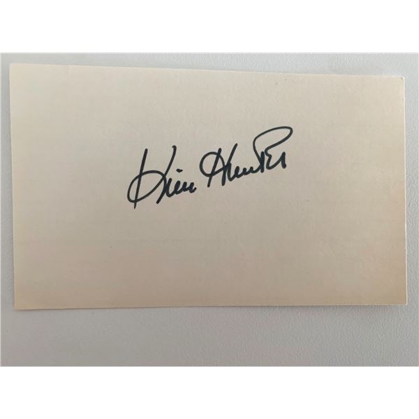 A Streetcar Named Desire Kim Hunter signature cut