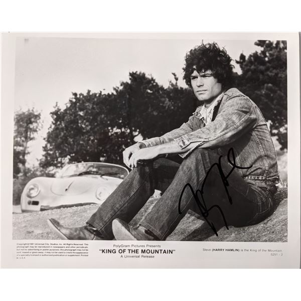 King of the Mountain Harry Hamlin signed movie photo