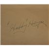 Image 1 : Hopalong Cassidy's Gabby Hayes signature slip