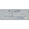 Image 3 : Oil Tycoon Jean J Paul Getty Signed Tan Cancelled Check JSA Authenticated