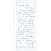 Image 1 : Supermodel Cheryl Tiegs Signed Hand Written Letter Note JSA Authenticated