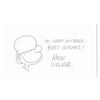 Image 1 : Mort Walker Signed Card