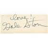 Image 1 : The Texas Rangers Gale Storm signature cut