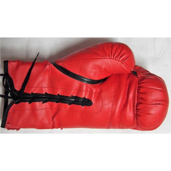 Israel Vazquez Signed Red Everlast Boxing Glove