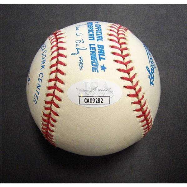 Movie Star Clive Barker  Signed Rawlings Official American League Baseball JSA Authen