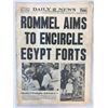 Image 1 : Daily News Original 1942 Vintage Newspaper