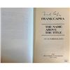 Image 1 : Its A Wonderful Life Frank Capra Signed The Name Above The Title  Book JSA Authenticated