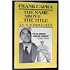 Image 3 : Its A Wonderful Life Frank Capra Signed The Name Above The Title  Book JSA Authenticated