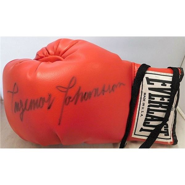 Ingemar Johansson Signed Vintage Red Everlast Boxing Glove