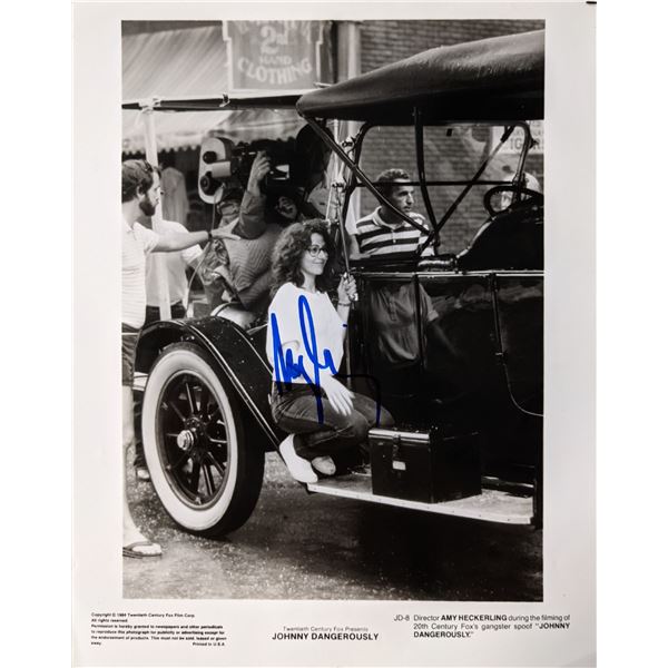 Johnny Dangerously Amy Heckerling signed photo