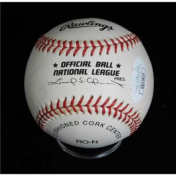 Chicago Cubs Andre Dawson Signed Official National League Baseball JSA Authenticated