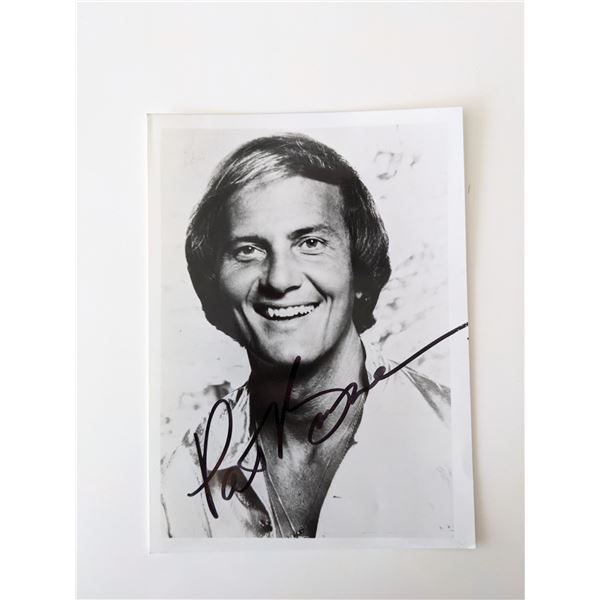 Singer Pat Boone signed photo