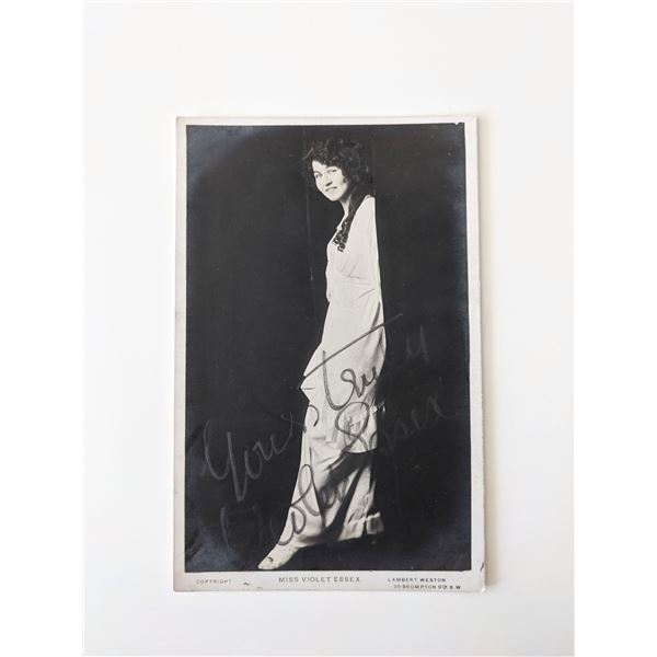 Opera Singer Violet Essex signed photo