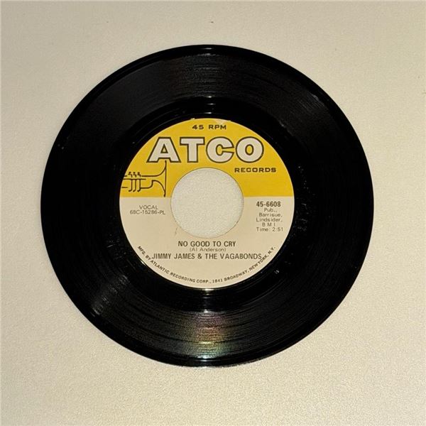 Jimmy James and the Vagabonds No Good Day to Cry 45 Album