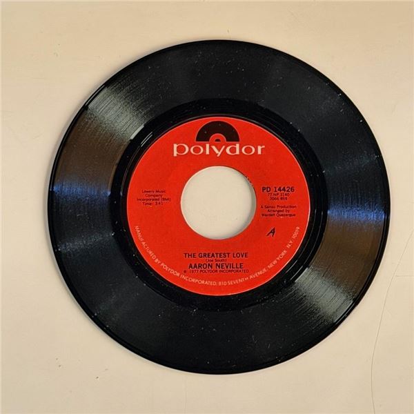 Aaron Neville The Greatest Love 45 Album