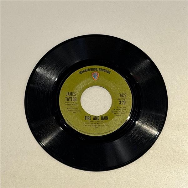 James Taylor Fire and Rain 45 Album