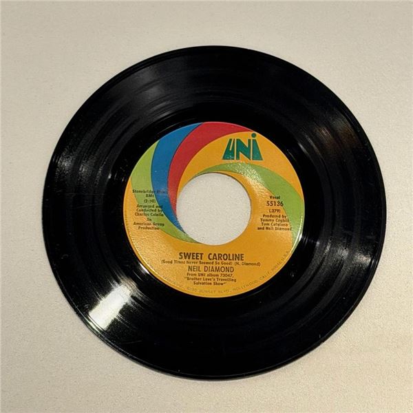 Neil Diamond Sweet Caroline 45 Album