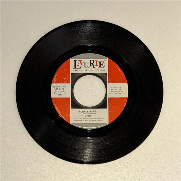 Dion Purple Haze 45 Album