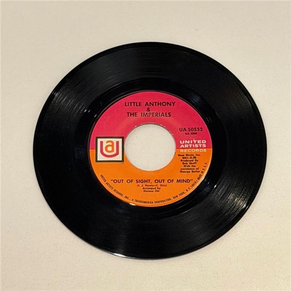 Little Anthony and the Imperials Out of Sight Out of Mind 45 Album