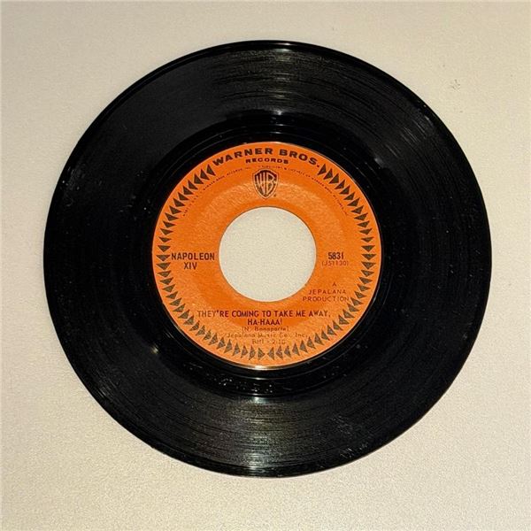 Napoleon They're Coming to Take Me Away 45 Album