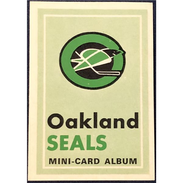 1969-70 O-PEE-CHEE HOCKEY MINI ALBUM - OAKLAND SEALS