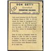Image 2 : 1962 O-PEE-CHEE CFL - DON GETTY