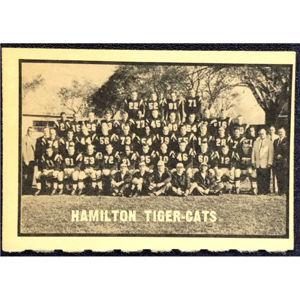 1962 O-PEE-CHEE CFL - HAMILTON TIGER CATS