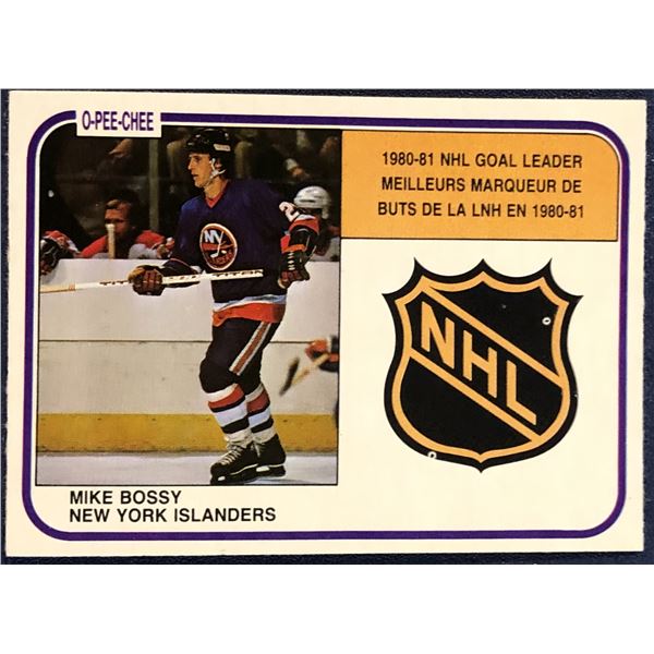 1981-82 O-PEE-CHEE MIKE BOSSY (HOF)