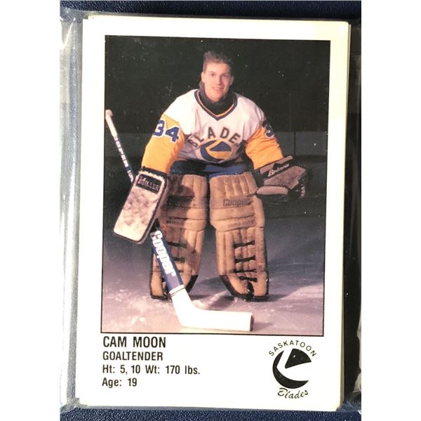1989-90 SASKATOON BLADES (WHL) POLICE SET