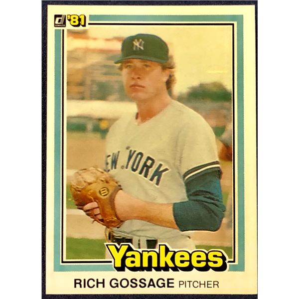 1981 DONRUSS GOOSE GOSSAGE (HOF)