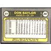 Image 2 : 1981 FLEER DON BAYLOR