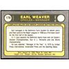 Image 2 : 1981 FLEER EARL WEAVER (HOF)