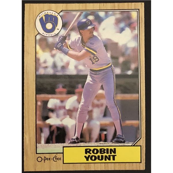 1987 O-PEE-CHEE ROBIN YOUNT (HOF)