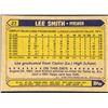 Image 2 : 1987 TOPPS LEE SMITH (HOF)