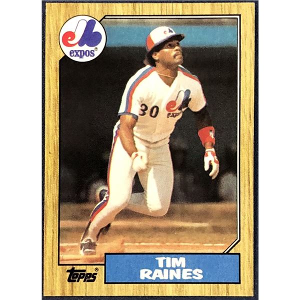1987 TOPPS TIM RAINES (HOF)
